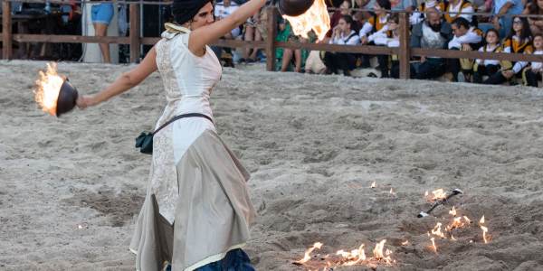 Ignifer Saltatio, spettacolo di fuoco di Mana Spettacoli