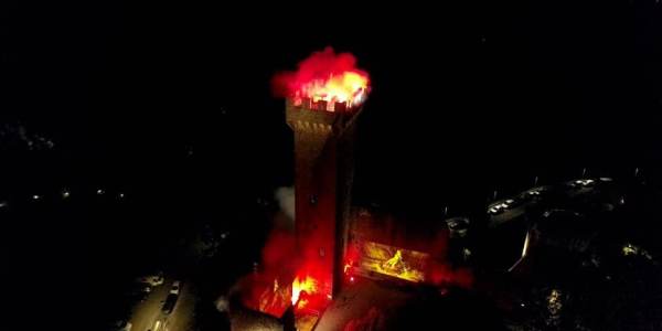 Incendio al Castello di Mana Spettacoli
