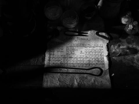Il banco degli Alchimisti, tabula alchemica
